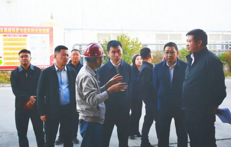 大通縣委副書記、縣長(zhǎng)馬明旭一行蒞臨工投公司調(diào)研指導(dǎo)